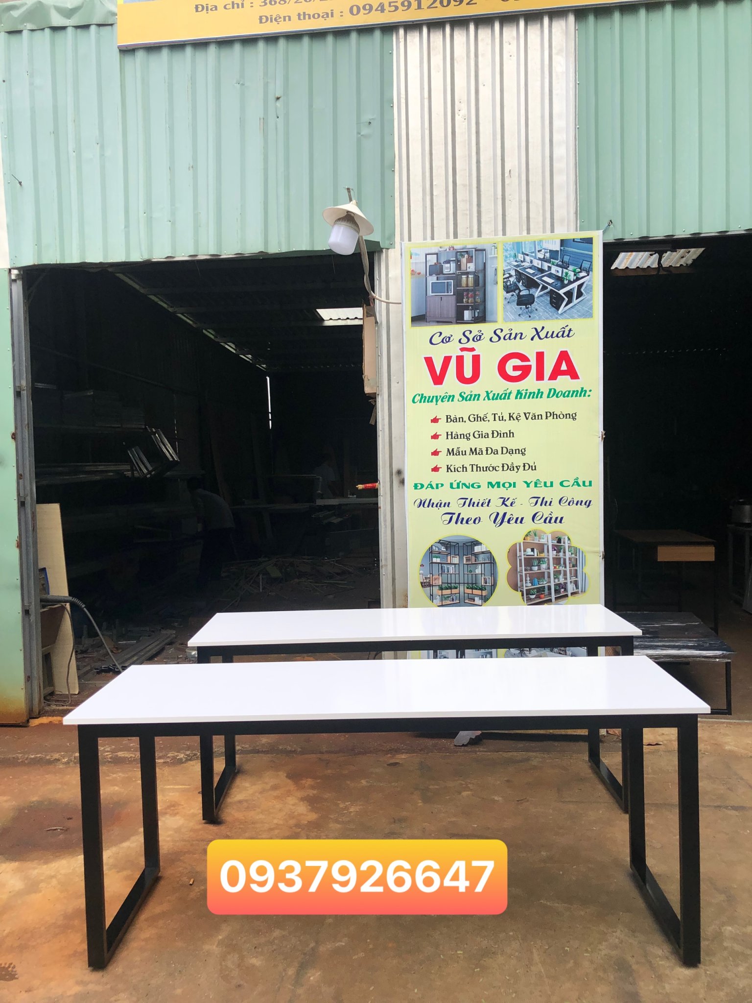 Bàn làm việc nhân viên dài 1m8