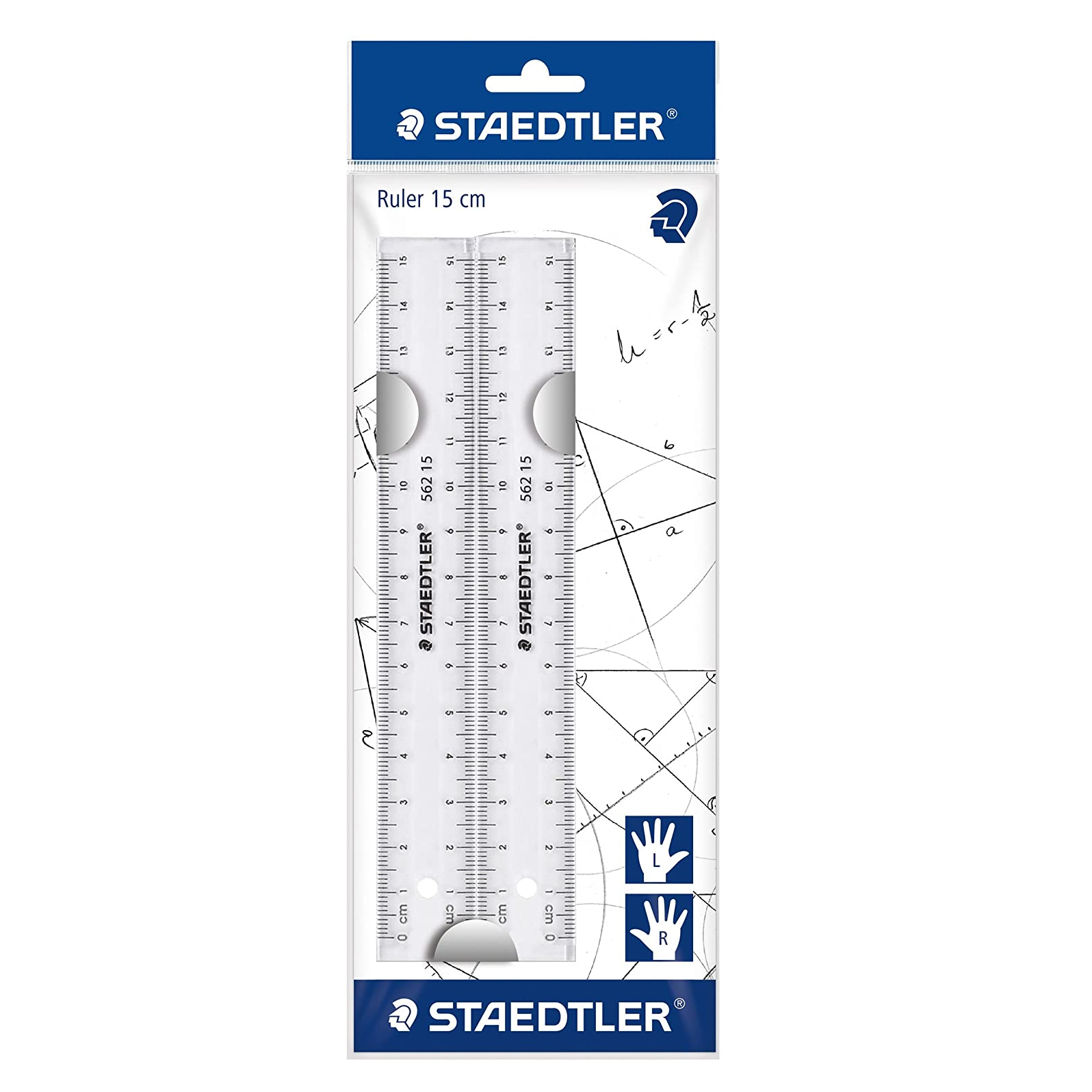 Túi 2 thước kẻ staedtler 562 152 bp dài 15cm
