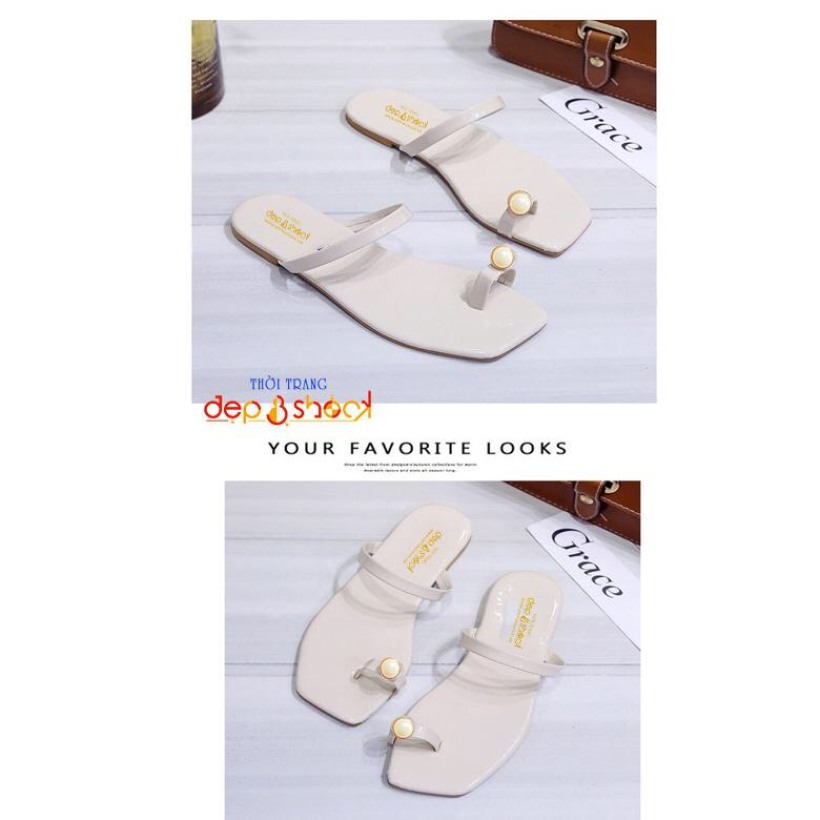 Dép nữ xỏ ngón chân quai mảnh ngang bigsize ngoại cỡ size 33 đến 43-12025 giá rẻ