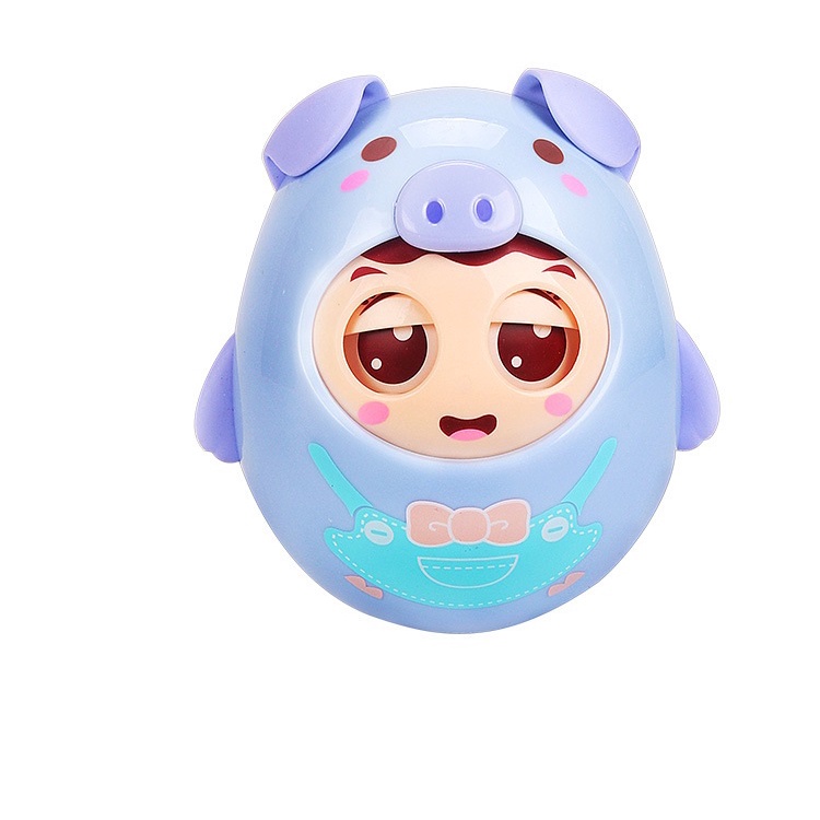 [HCM]Đồ Chơi Búp Bê Lật Đật có Nhạc Dành cho Bé Thiết Kế Thông Minh Màu Sắc Tươi Sáng Giúp Bé Phát Triển Thị Giác và Phân Biệt Màu Sắc Hiệu Quả