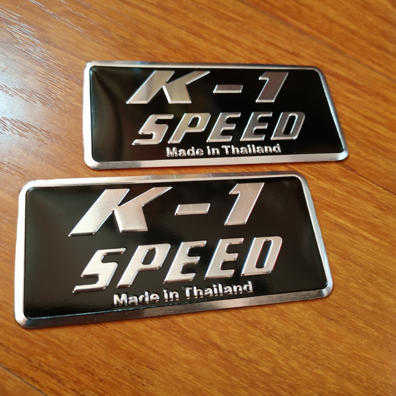 Tem nhôm dán Pô K-1 Speed 7.5x3.5cm