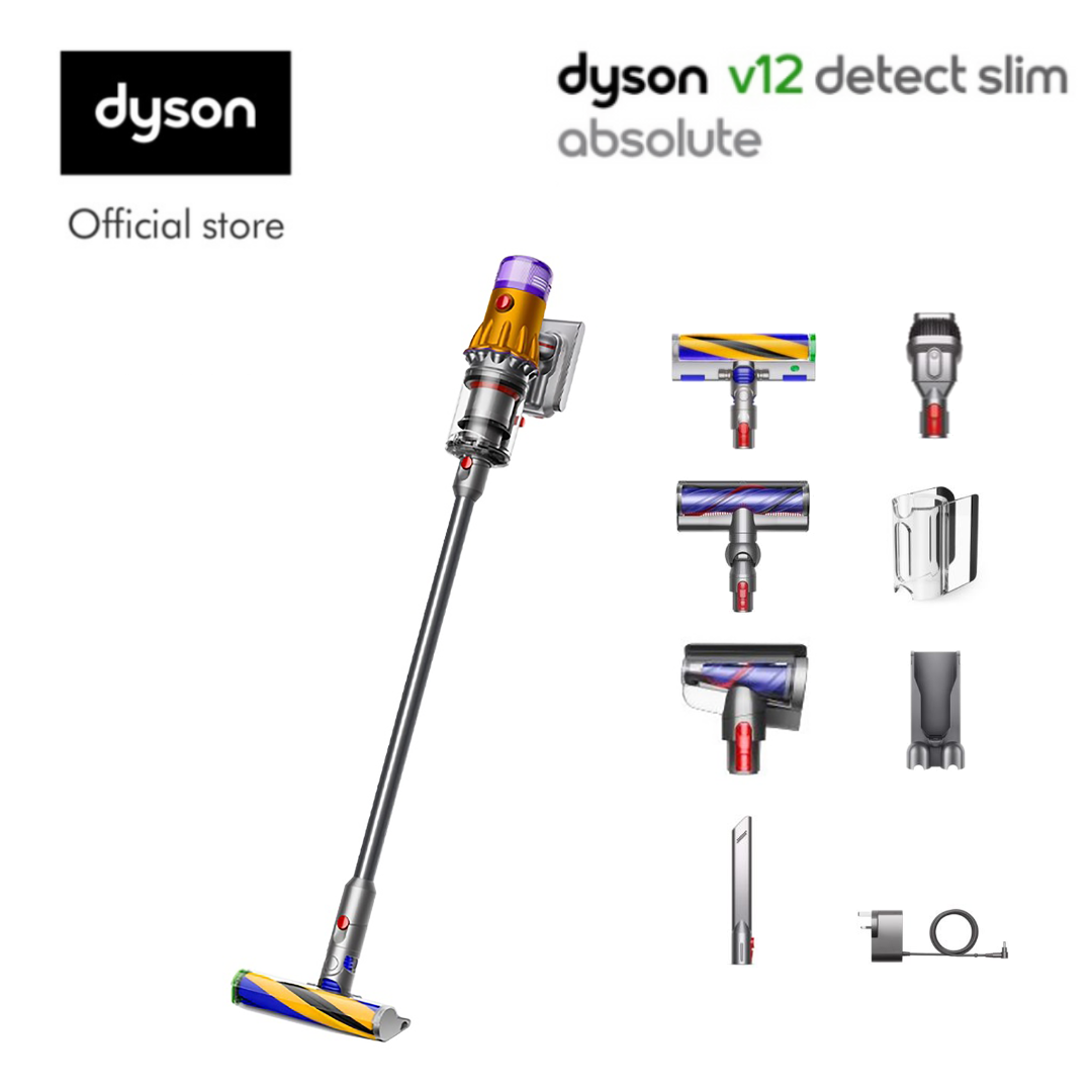 [Trả góp 0% - Miễn phí vận chuyển] Máy hút bụi Dyson V12 Detect Slim Total Clean- Từ Dyson Việt Nam - Bảo hành 24 tháng