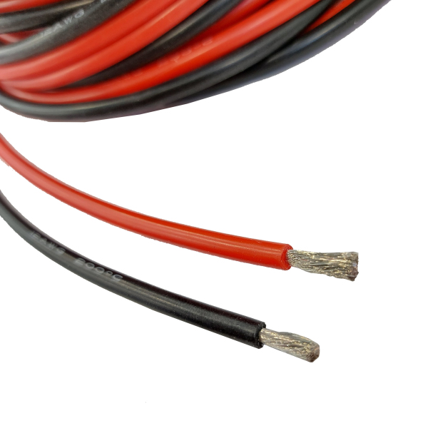 Combo 10 mét dây điện Silicon AWG siêu dẻo chịu nhiệt 200độ từ 24AWG 22AWG 20AWG 18AWG 16AWG 14AWG 12AWG chuyên dùng trong RC, NLMT, máy khoan, pin lipo