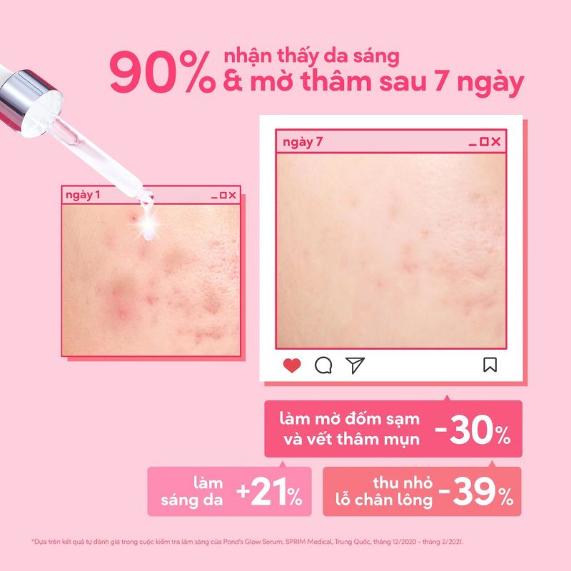 Serum Pond Dưỡng Sáng Da Mờ Thâm 7.5g ( Quà Tặng )