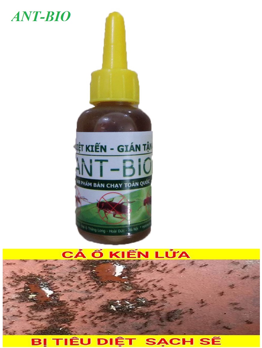 Th uốc diệt kiến gián tận gốc ANT-BIO dạng nhỏ giọt lọ 10ml