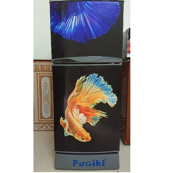 [HCM]Giấy Decal Dán Tủ Lạnh CÁ CẢNH BETTA - THUTHAODECOR