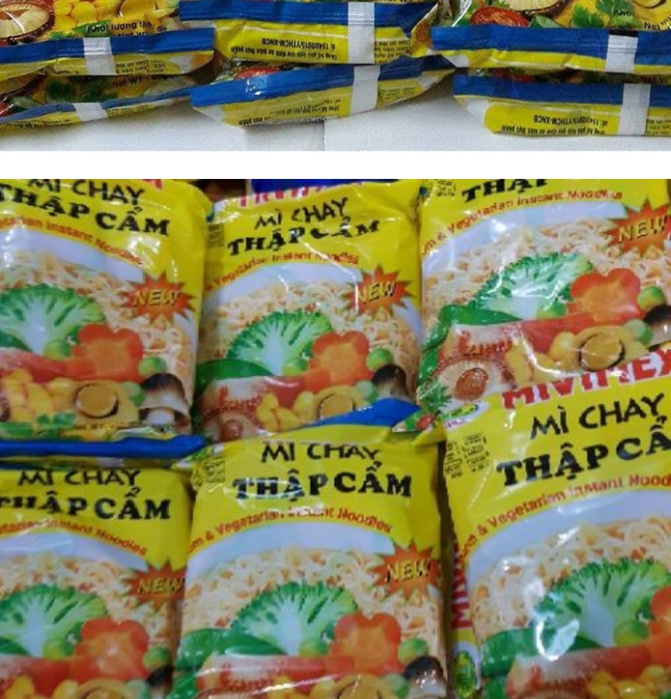 Mì chay thập cẩm Mivimex (65g*30 gói)