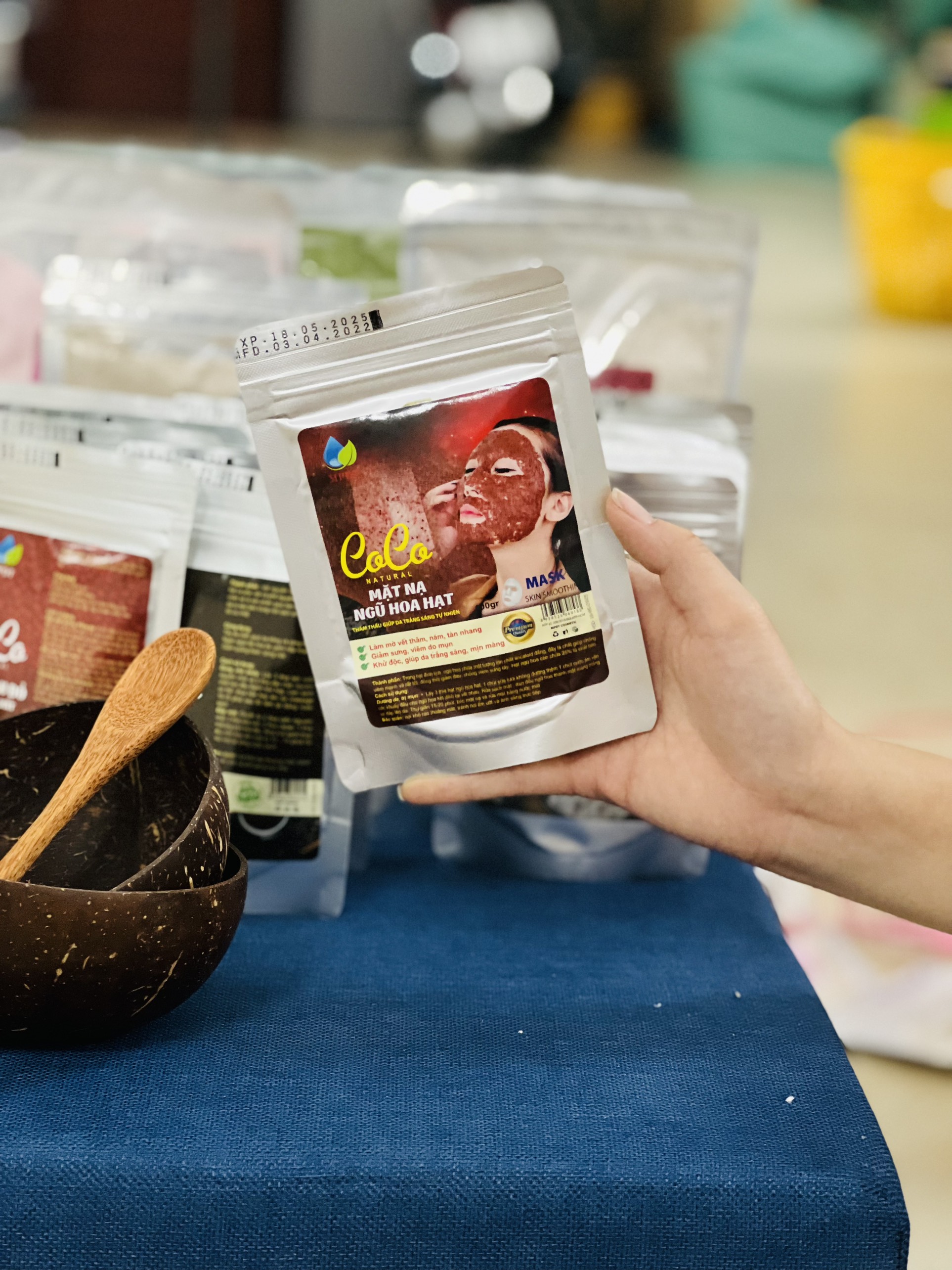 Ngũ hoa hạt collagen làm trắng da