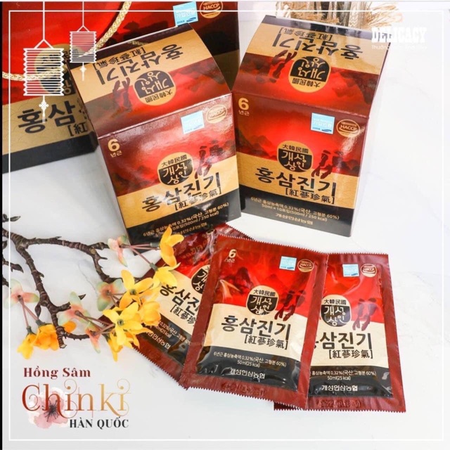 Nước Hồng Sâm CHINKI NONGHYUP hộp 30 gói