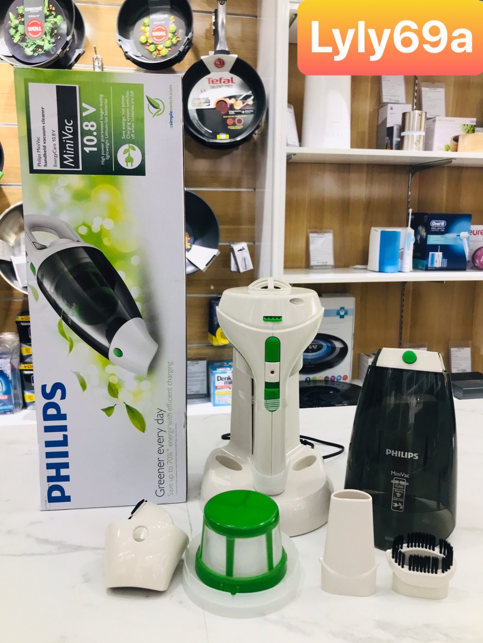 Máy Hút Bụi Cầm Tay Philips FC6148/01[ Nhập khẩu Đức]