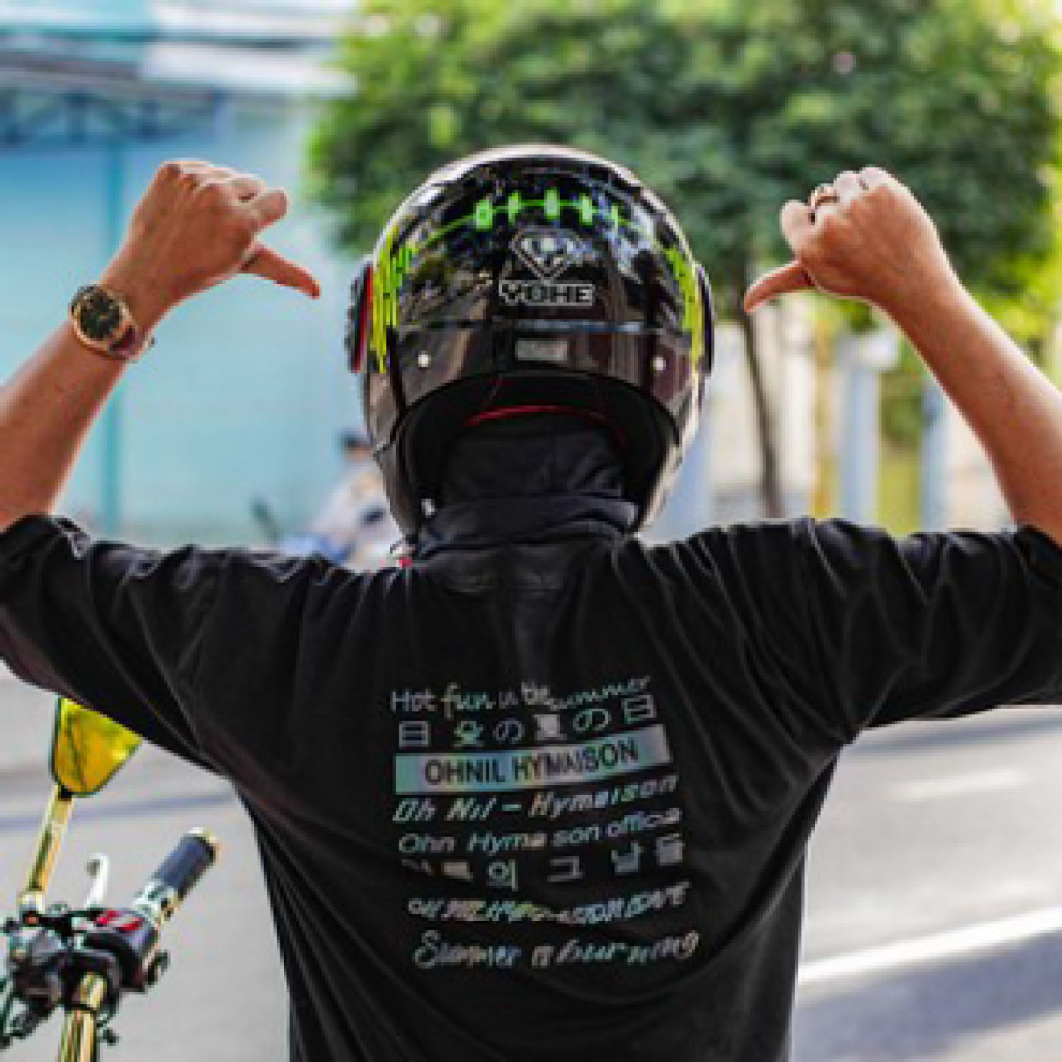 MŨ BẢO HIỂM 3/4 YOHE 851 (MÀU TEM)