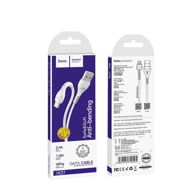 Cáp Sạc Micro USB X37 ✓ ( Dài 1m ) ✓ Cho Dòng Máy Android