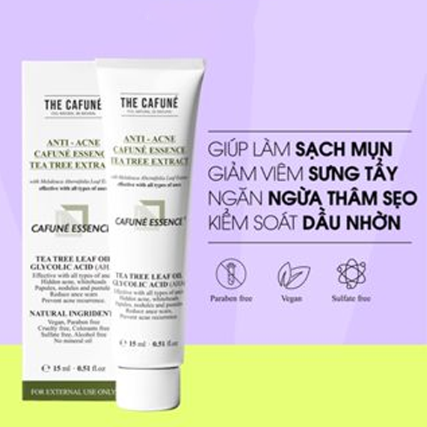 Gel Mụn Cafune Essence - Giảm Mụn Mờ Thâm 15gram