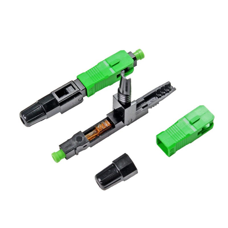 Đầu nối sợi quang SC/ACP - Fast connector SC apc - Kết nối nhanh Fast connector 55mm