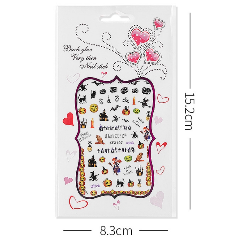 [HCM]Nail sticker dán móng Halloween