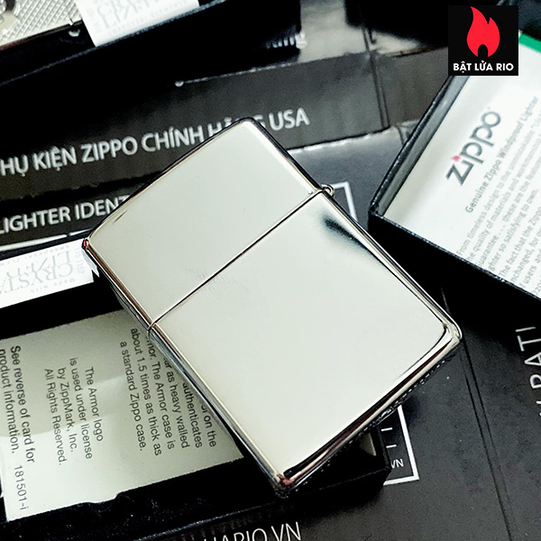 Zippo 49289 - Zippo Medieval Armor High Polish Chrome