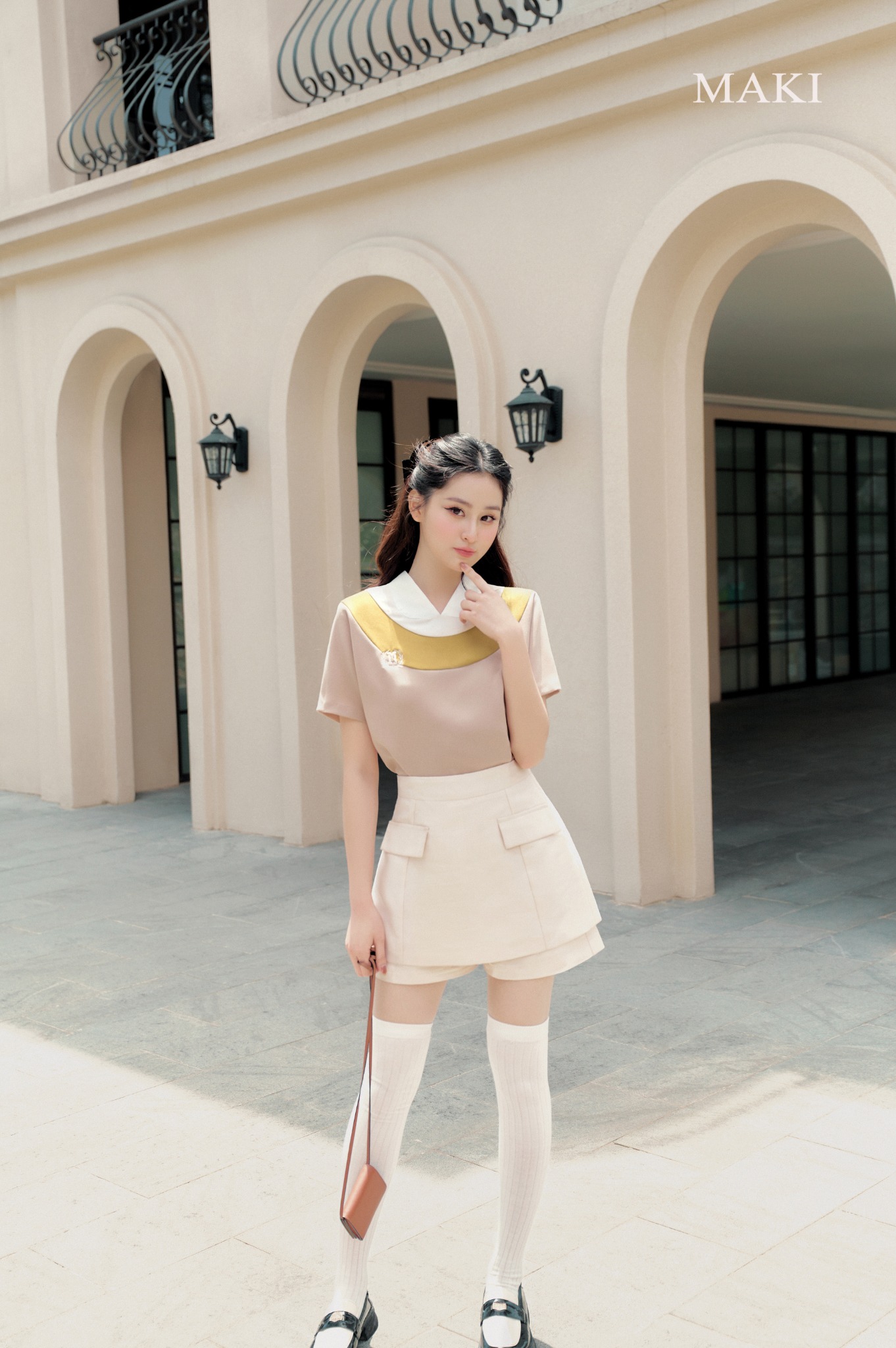 MAKI - Odile Top x Lacy Shorts