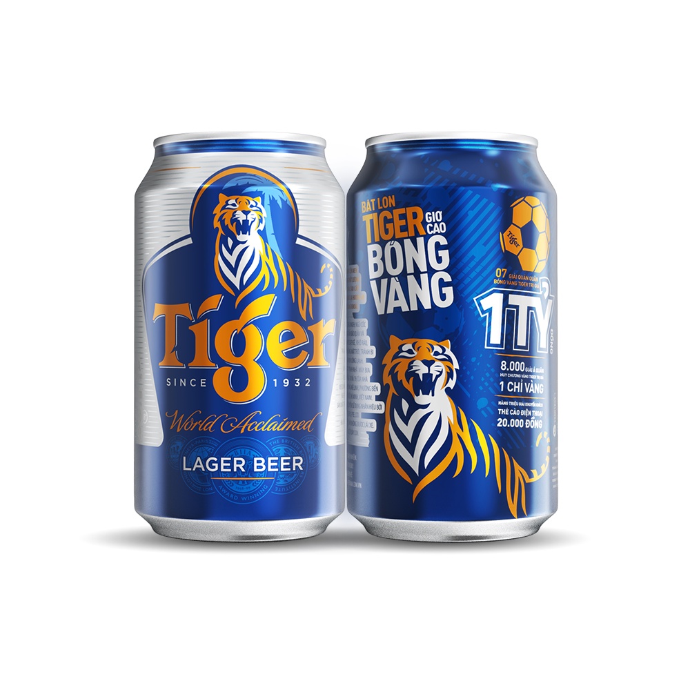 Thùng 24 lon bia Tiger