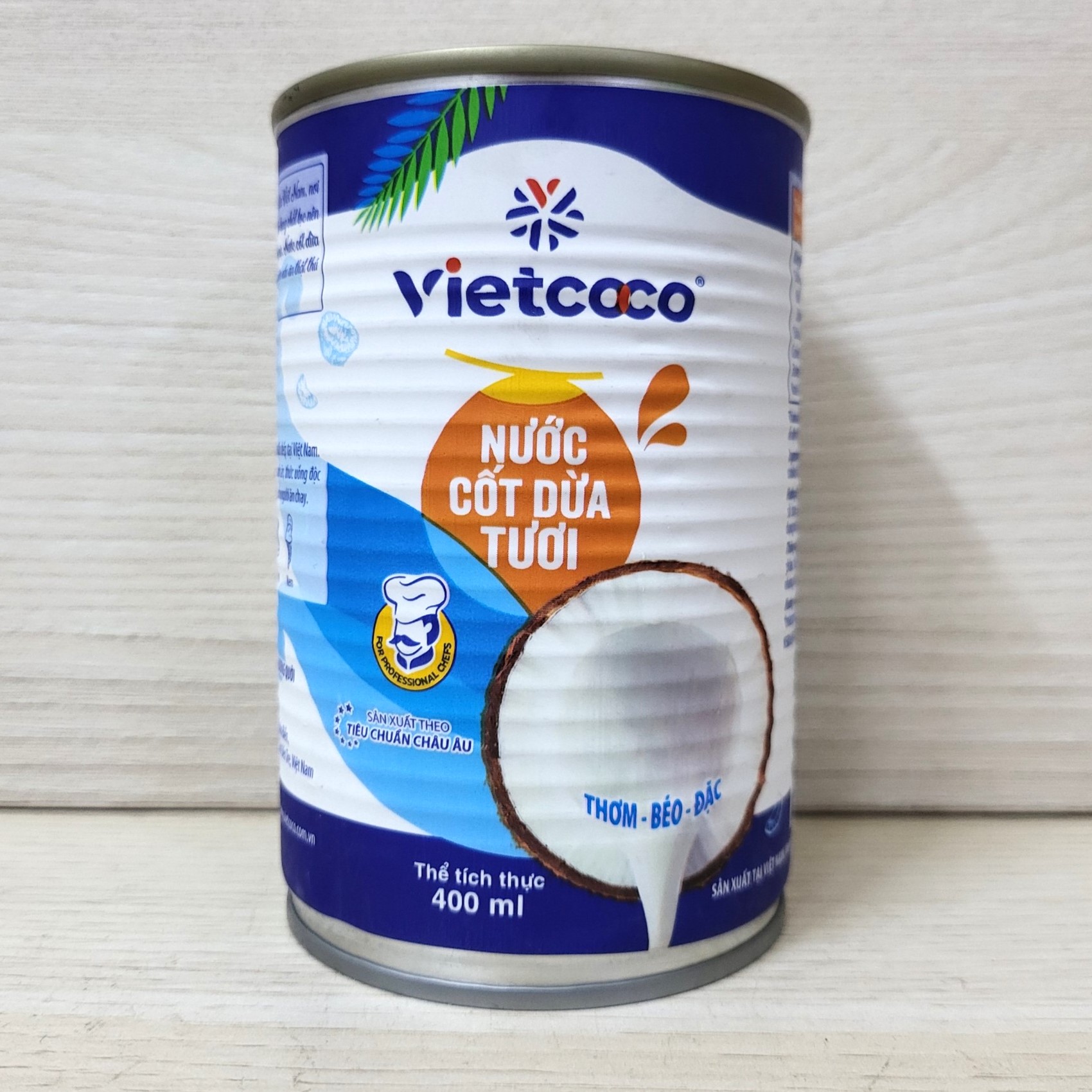 VIETCOCO (Lon 400ml) NƯỚC CỐT DỪA TƯƠI Rich & Creamy Coconut Cream (HALAL)