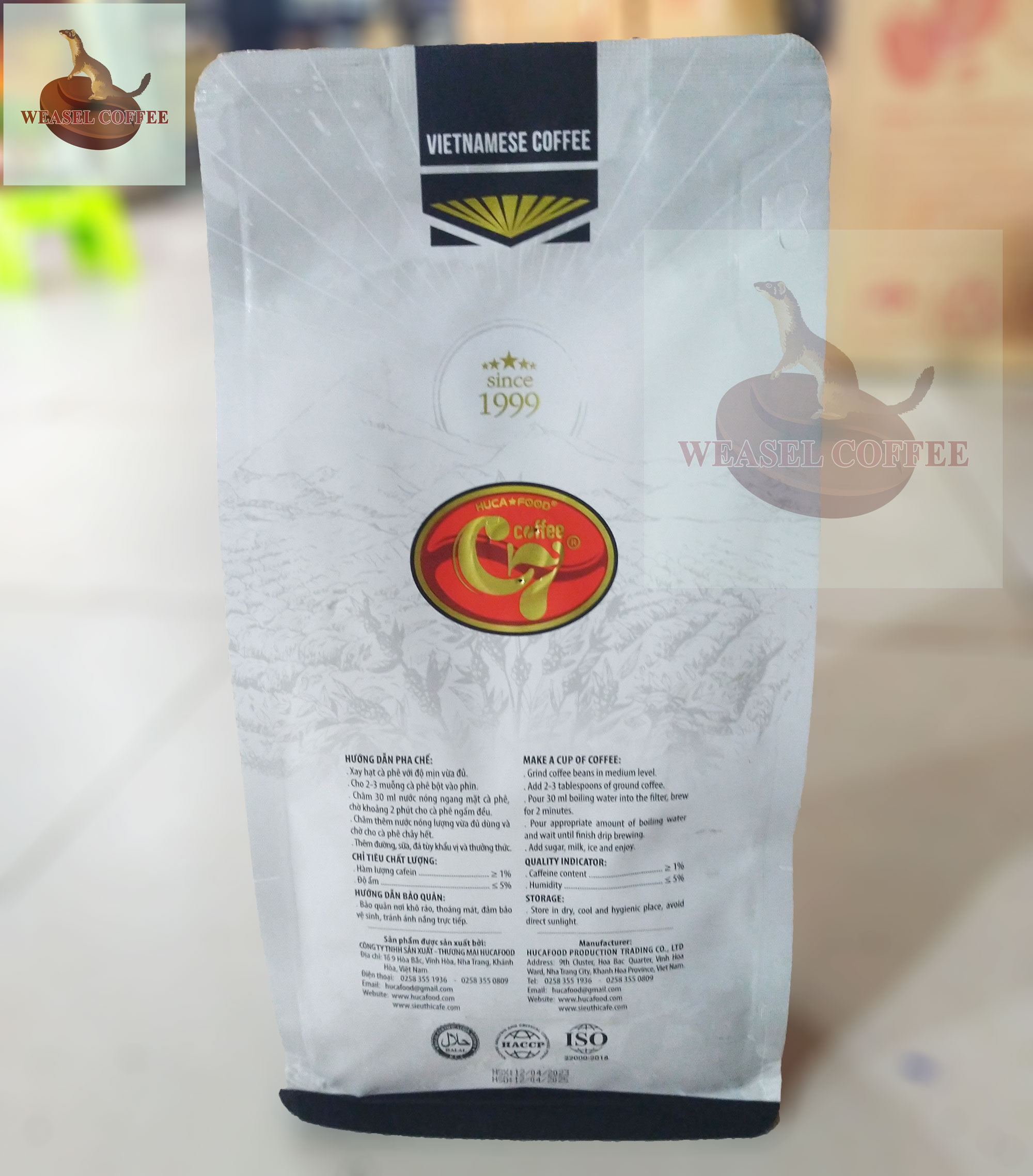 Combo of 2 Bags (1kg of Beans) - Robusta Coffee with Rustic Roasted Musk Flavor