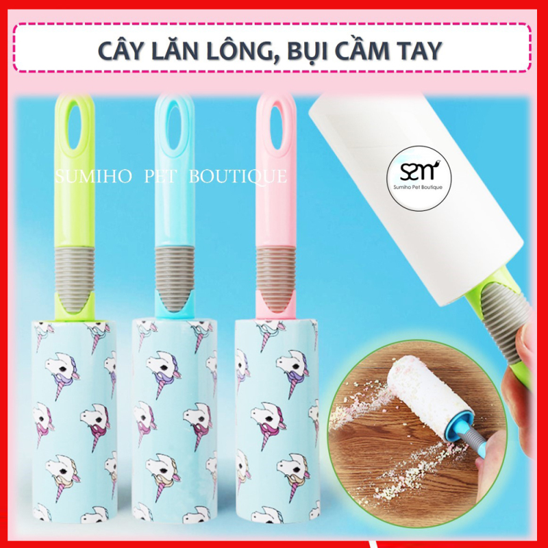 Cây lăn lông chó mèo thú cưng cầm tay Sumiho (40 lần sử dụng)