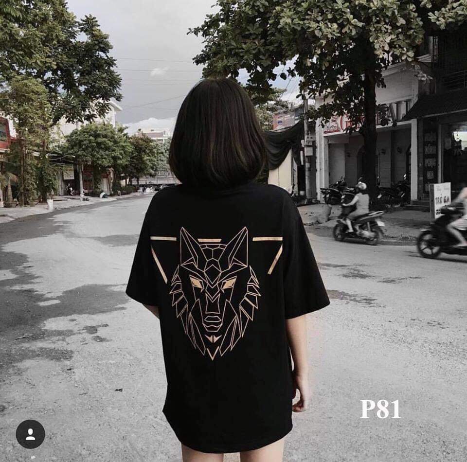 Áo thun nam nữ from rộng UNISEX thần sói