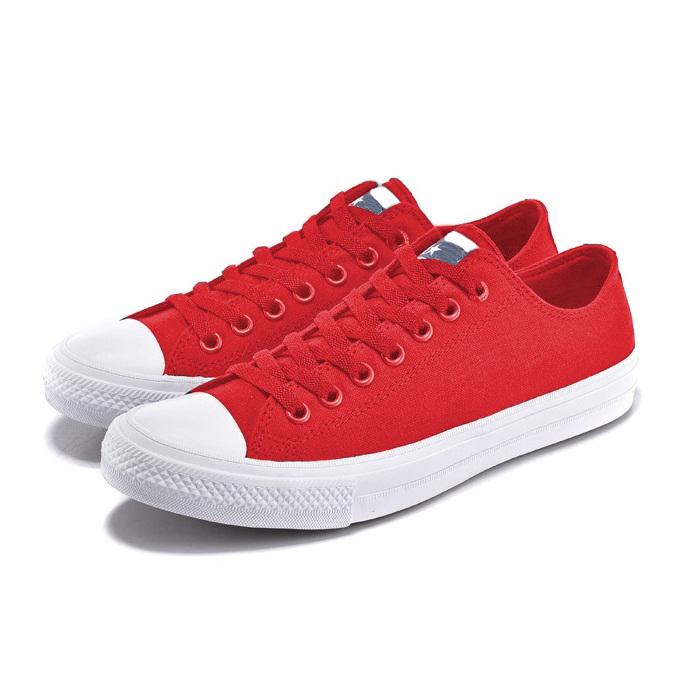 Giày sneaker bata thể thao ck2 cổ thấp đỏ tươi nam