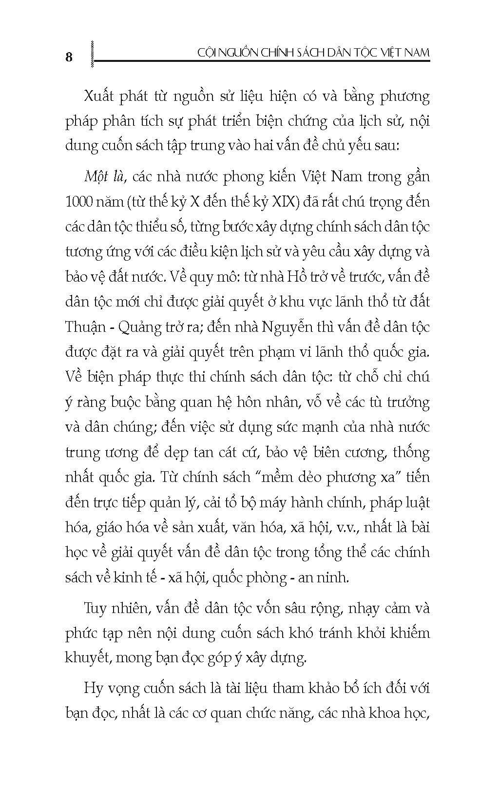 Cội Nguồn Chính Sách Dân Tộc Việt Nam