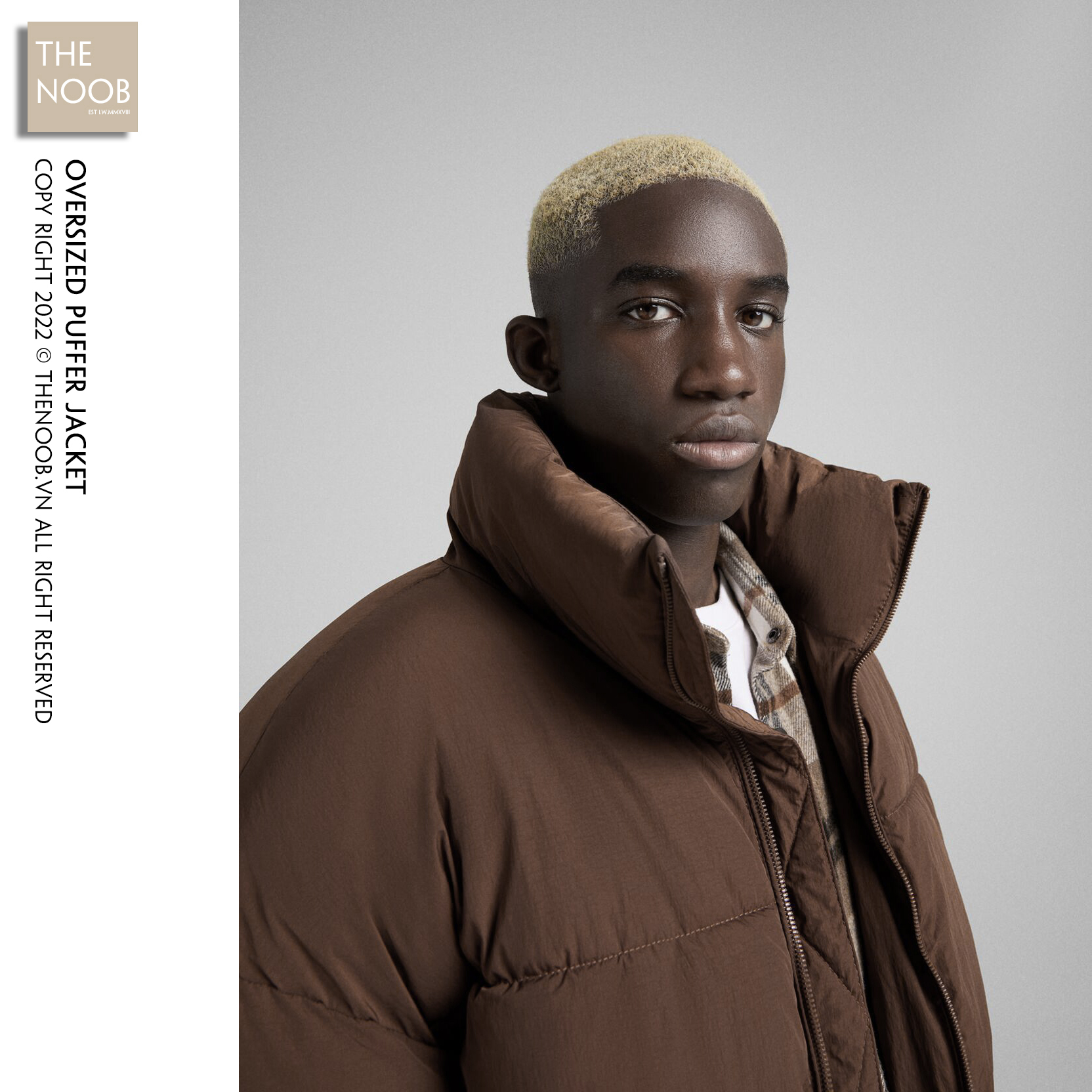 Áo Khoác Phao Dáng Rộng - 2022AK44