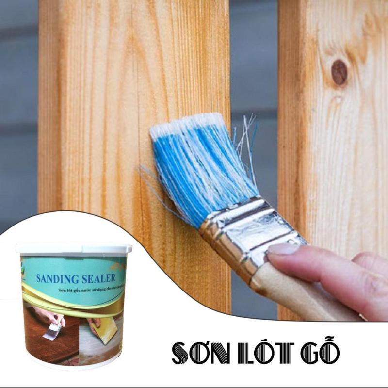 Sơn gỗ, sơn gỗ hệ nước,sơn lót làm phẳng, lấp tim gỗ SANDING SEALER,sơn gỗ gốc nước,sơn gỗ an toàn,sơn gỗ không độc hại,sơn gỗ đồ chơi trẻ em,water based wood coating