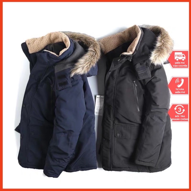 Áo PARKA NAM HÀNG XUẤT DƯ