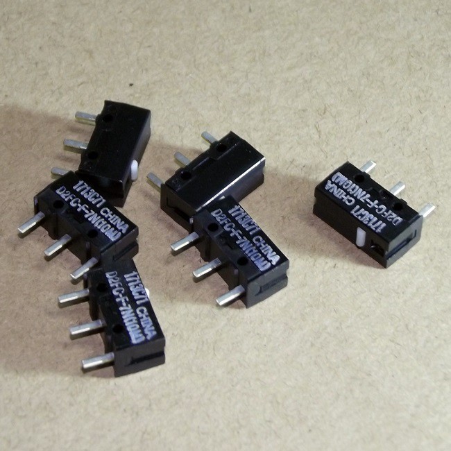 Combo 10 nút bấm chuột OMRON D2FC-F-7N