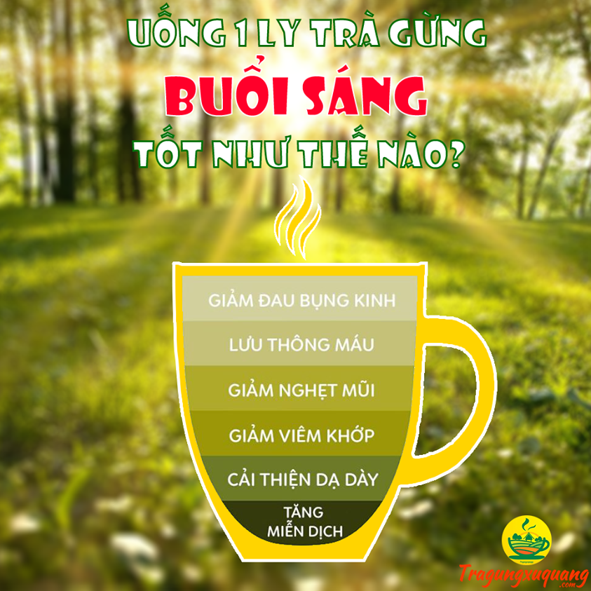 Trà gừng xứ Quảng