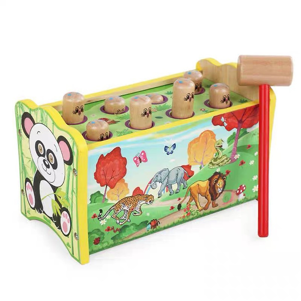 Đập Chuột 2 Búa Kết Hợp Đàn - Đồ Chơi Gỗ