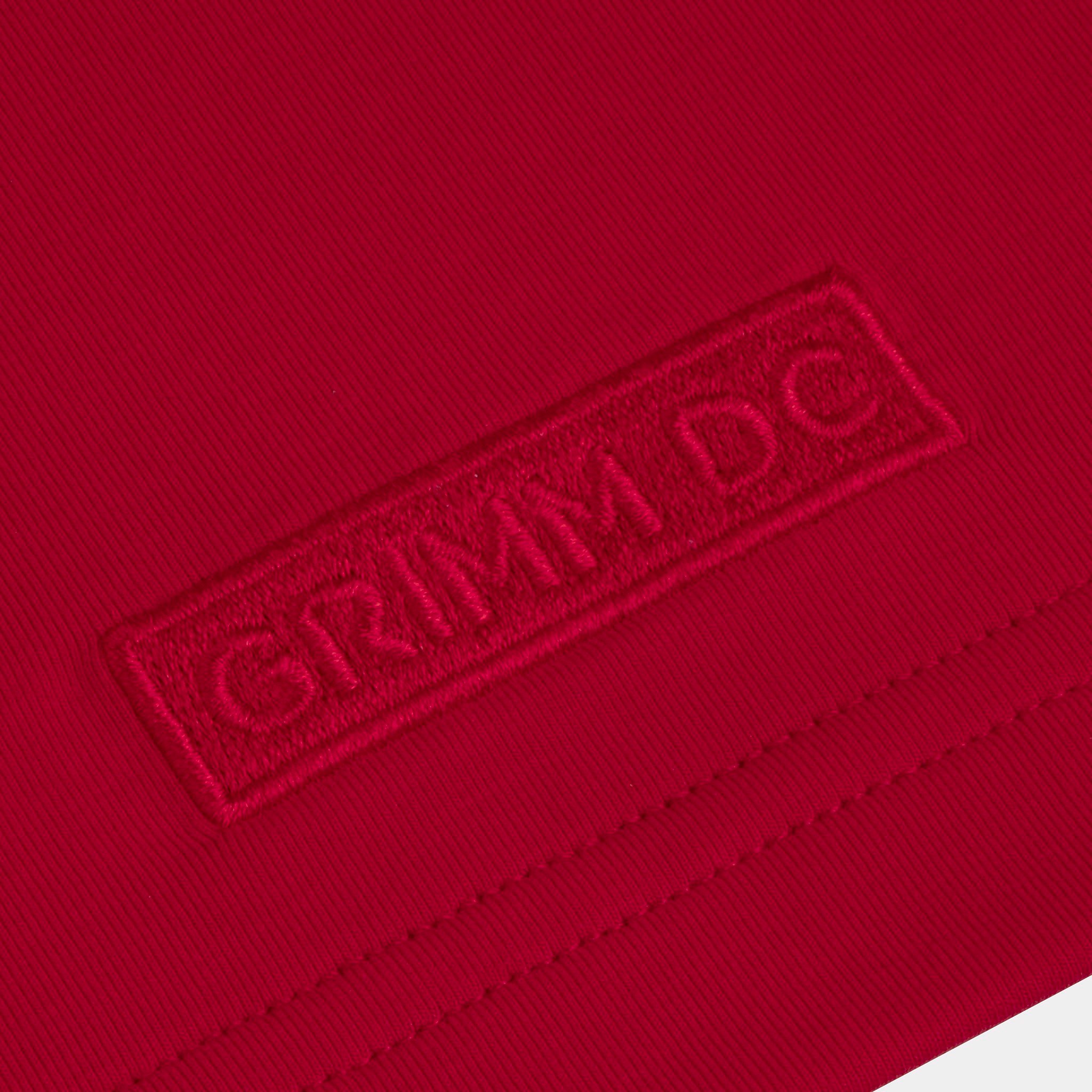 Grimm DC Tee Vietmade 3D embroidery | Adrenaline Red