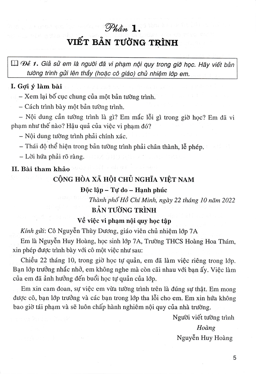 Những Đoạn & Bài Văn Hay Lớp 7 (Theo Chương Trình GDPT Mới)