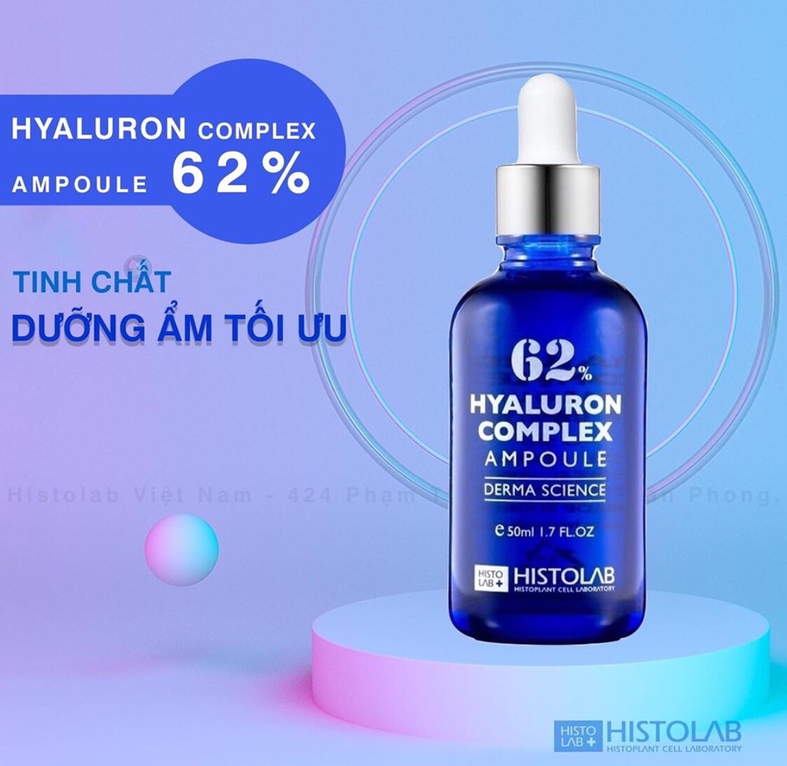 Serum cấp ẩm Histolab 62% Hyaluron 50ml