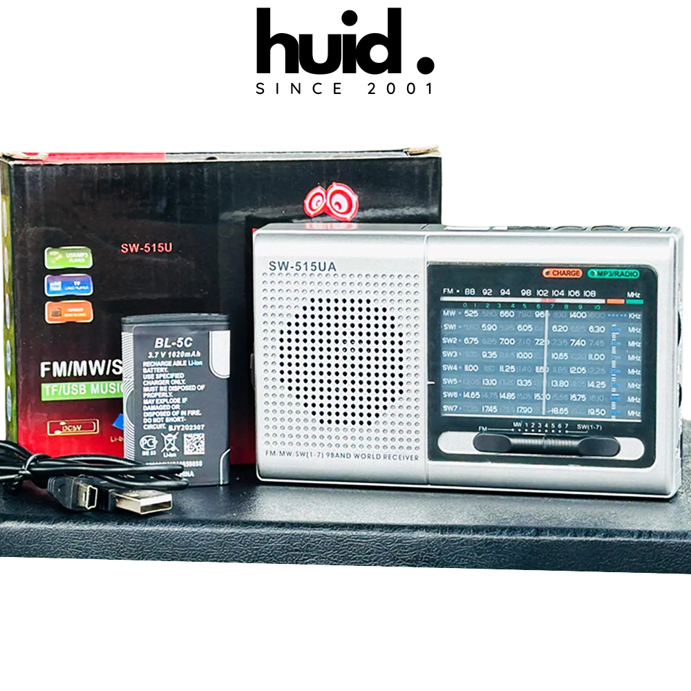 Máy nghe nhạc kiêm đài radio sony sw-515u hỗ trợ thẻ nhớ, usb