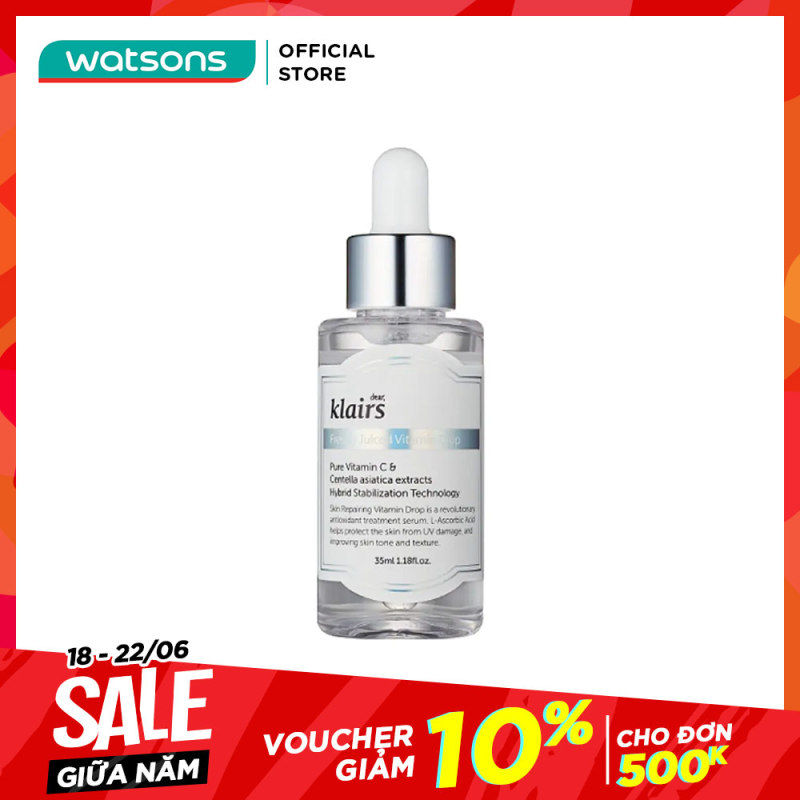 Tinh Chất Dear Klairs Dưỡng Sáng Và Làm Đều Màu Da Freshly Juiced Vitamin Drop 35ml
