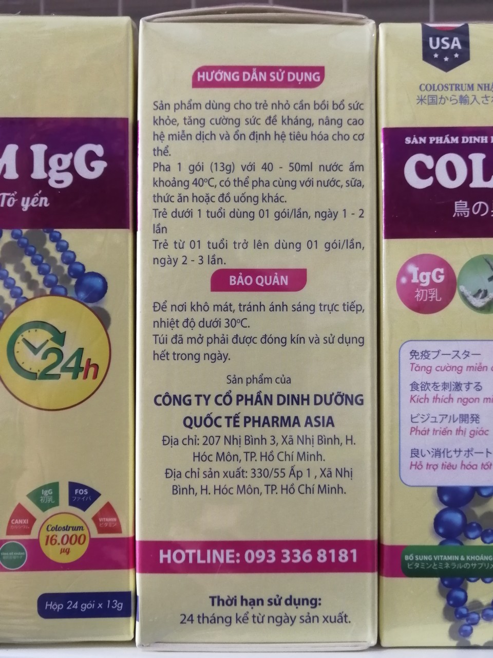 Bột sữa non Colostrum IGG