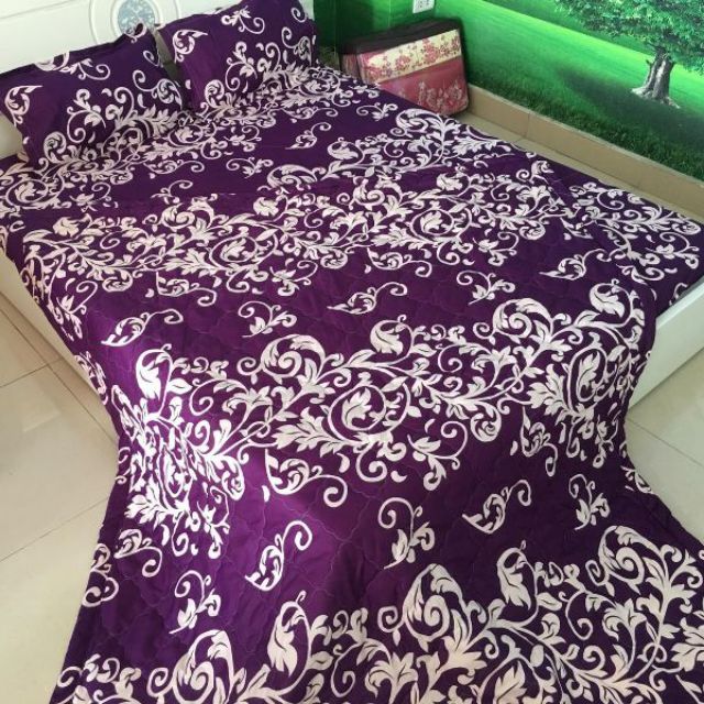 Set ga gối 1m8 cotton poly m0063356