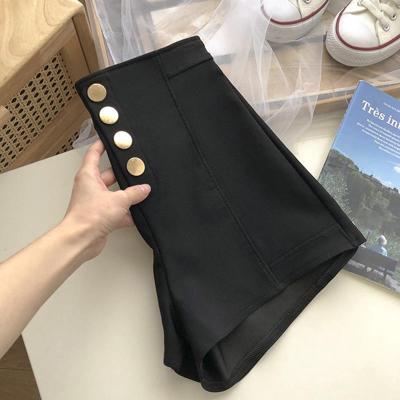[Duy nhất 20H 10.11 - 13.11, Mua 2 giảm 10%] Quần đùi nữ quần short lưng cao 4 khuy form đẹp độc đáo hack dáng.