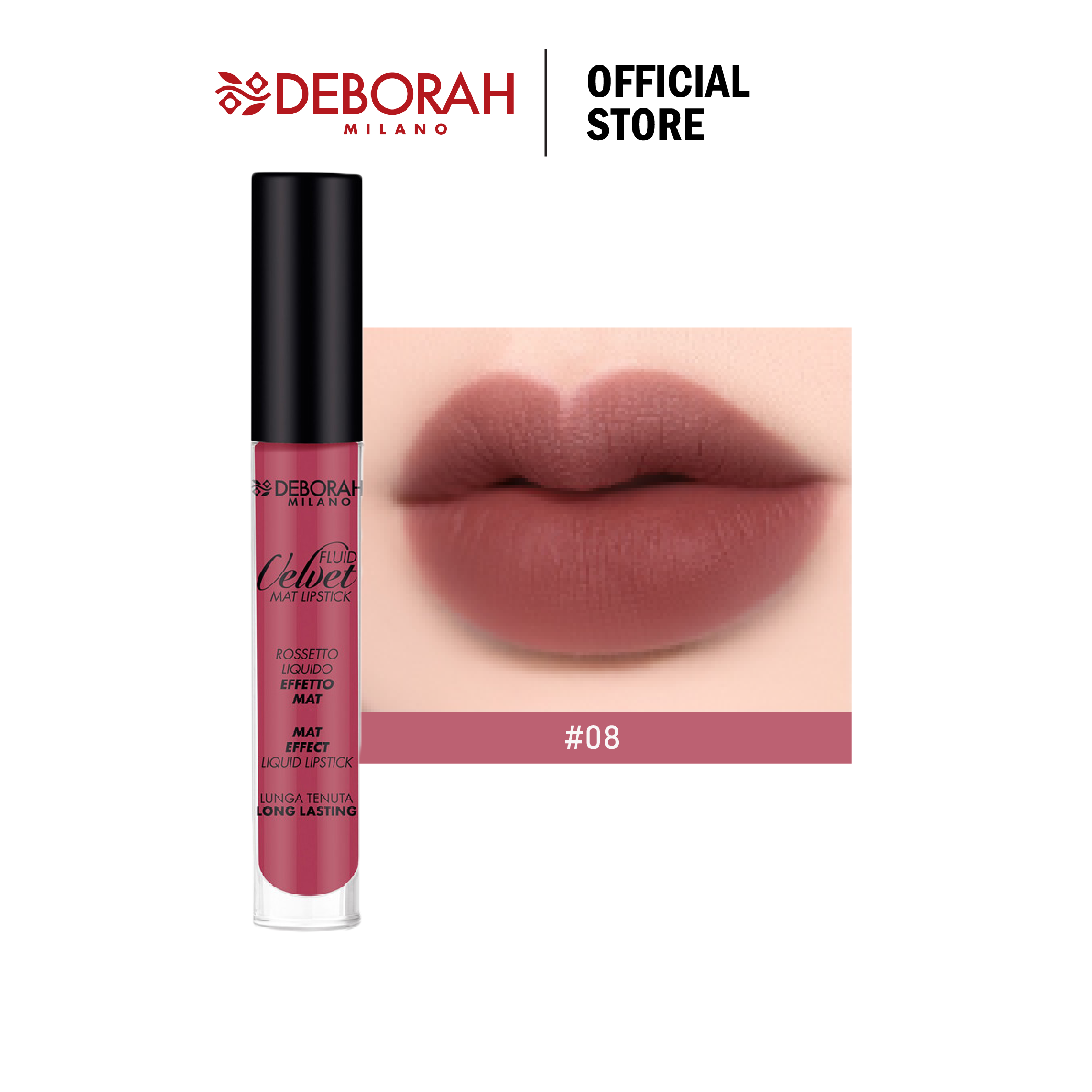 Son kem lì Deborah Milano Fluid Velvet Mat