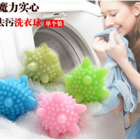 Viên Silicon hỗ trợ giặt quần áo trong máy giặt