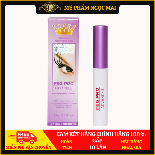 Serum Dưỡng Mi Ban Đêm FEG Eyelash Pro Advanced 3ml Chính Hãng Mỹ Giúp Dưỡng Mi Dài, Dày, Đen, Khỏe, Đẹp giá rẻ