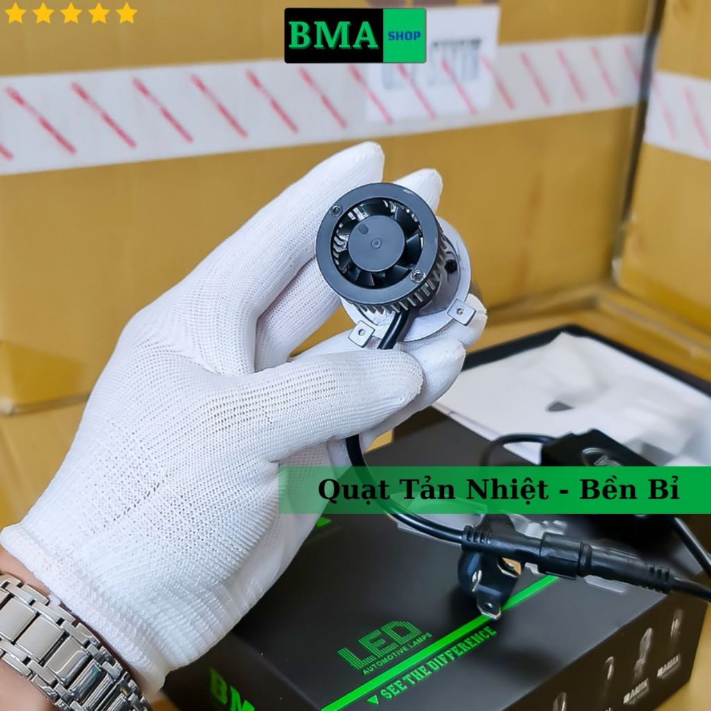 ( MUA 1 TẶNG 1 ĐÈN HẬU ) Đèn Pha Bi Cầu M01H BMA,Lắp Đặt Như Bóng Zin Cho Các Dòng Xe Máy, Ô TÔ BH 1 Năm