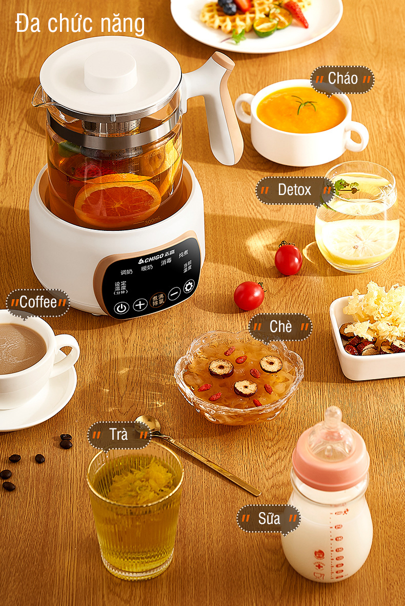 Ấm đun nước pha sữa cho bé
