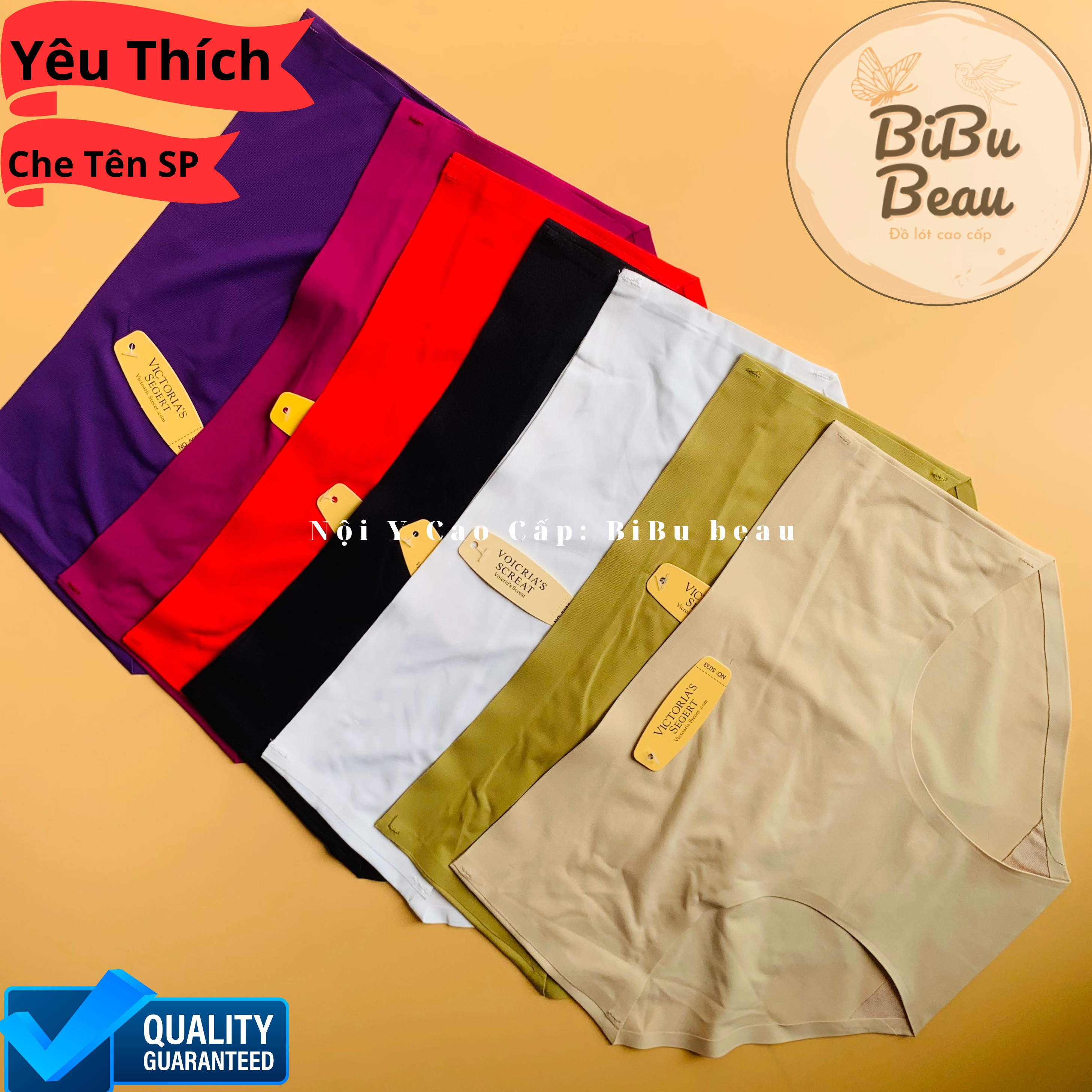 Combo 5 quần lót đúc su phom nhỏ dưới 45kg cao cấp, quần chíp nữ chất su siêu dai mát mịn co giãn 4 chiều - nội y cao cấp: bibu beau