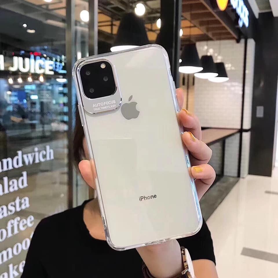 Ốp Auto Focus trong suốt bảo vệ camera cho iPhone