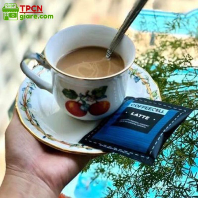 Cà Phê Sữa COFFEECELL LATTE Với Nhân Sâm Hoàng Đế